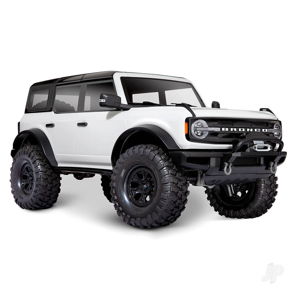 Oxford White TRX-4 2021 Ford Bronco 1:10 4X4 Electric Scale &amp; Trail Crawler (+ TQi 4-ch, XL-5 HV, Titan 550)