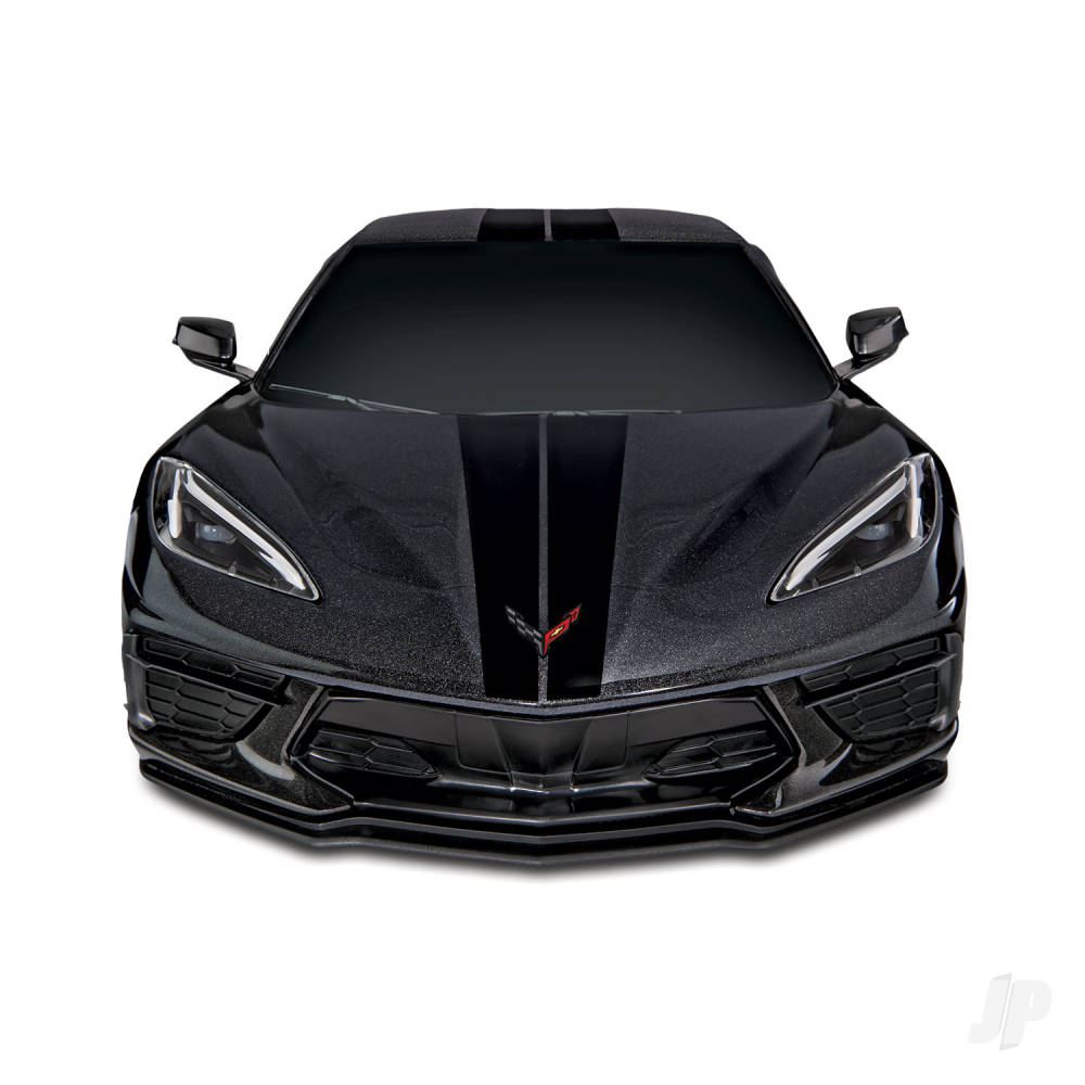 Black Chevrolet Corvette Stingray 1:10 AWD Supercar (+ TQ 2-ch, XL-5, Titan 550)