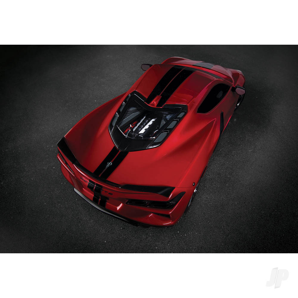 TRAXXAS Red Chevrolet Corvette Stingray 1:10 AWD Supercar (+ TQ 2-ch, XL-5, Titan 550)