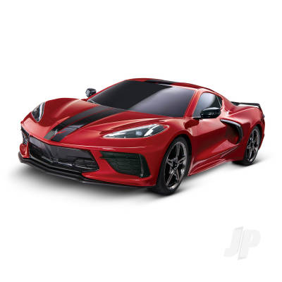 TRAXXAS Red Chevrolet Corvette Stingray 1:10 AWD Supercar (+ TQ 2-ch, XL-5, Titan 550)