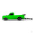 Drag Slash 1:10 2WD Brushless Electric RTR Drag Racing Truck, Green Machine (+ TQi 2-ch, TSM, VXL-3S, Velineon 3500kV)