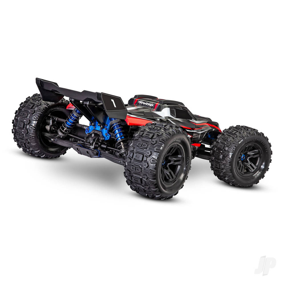 Red, Sledge 1:8 4WD Brushless Electric Monster Truck (+ TQi 2-ch, TSM, VXL-6S)