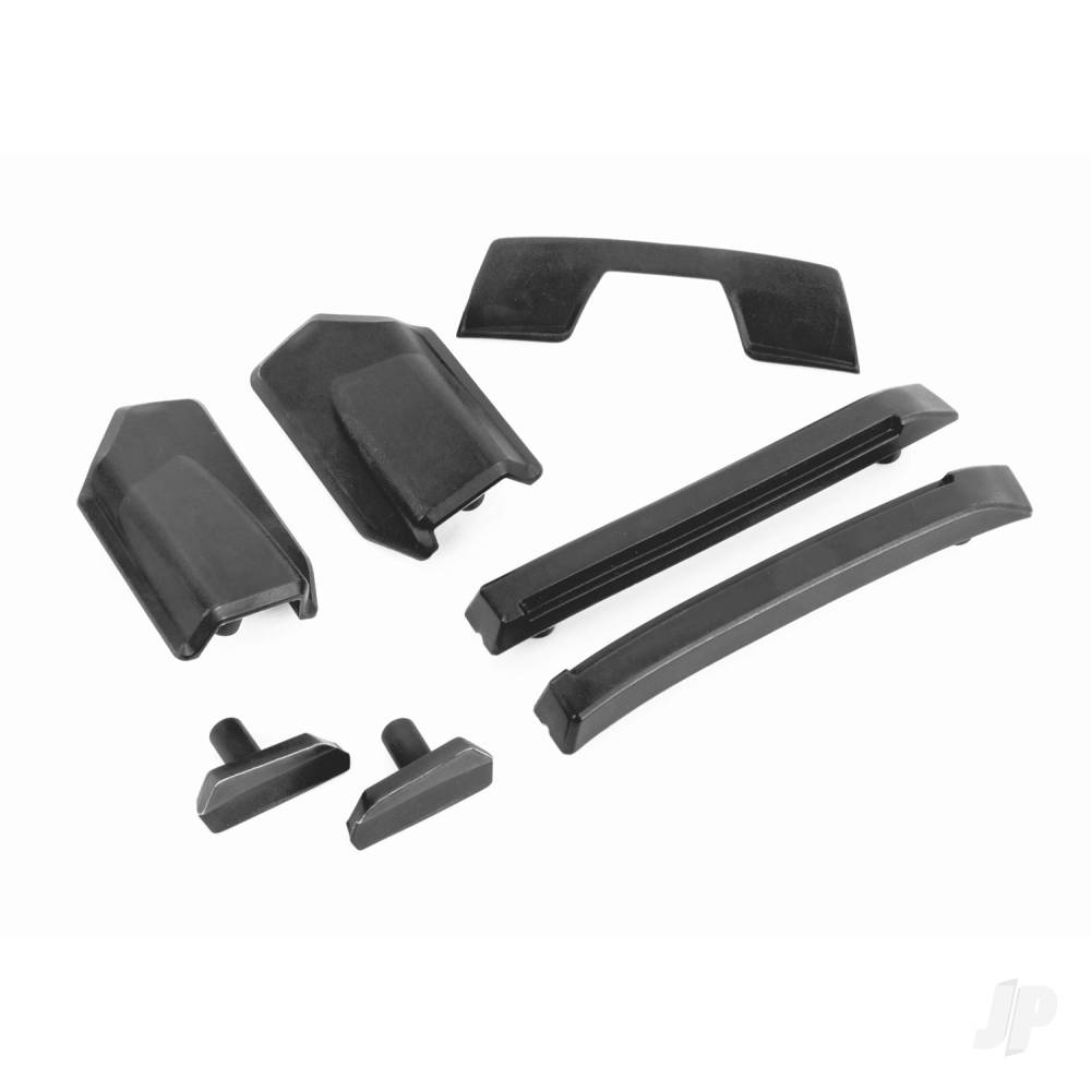 Body reinforcement set, black / skid pads (roof) (fits #9511 body)