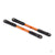 Camber links, rear, Sledge (TUBES orange-anodised, 7075-T6 aluminium, stronger than titanium) (144mm) (2)/ rod ends, assembled with steel hollow balls (4)/ aluminium wrench, 8mm (1)