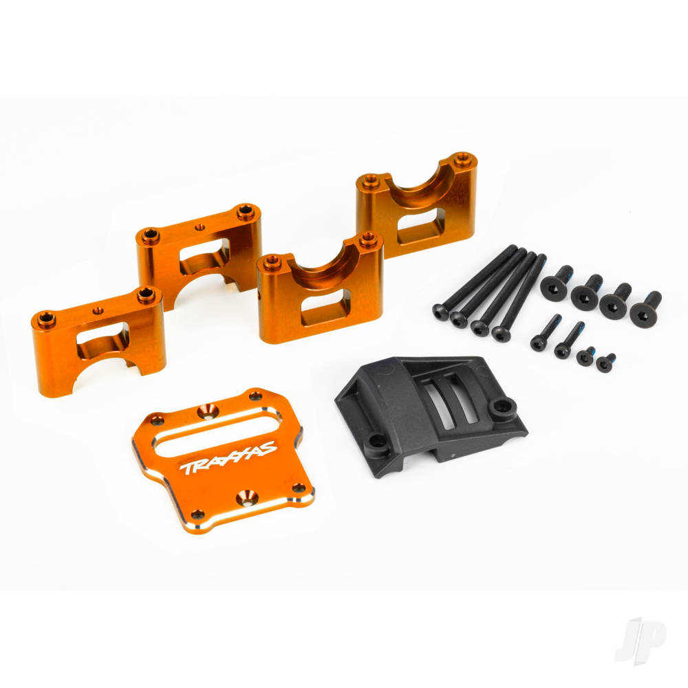 Mount, center differential carrier, 6061-T6 aluminium (orange-anodised)