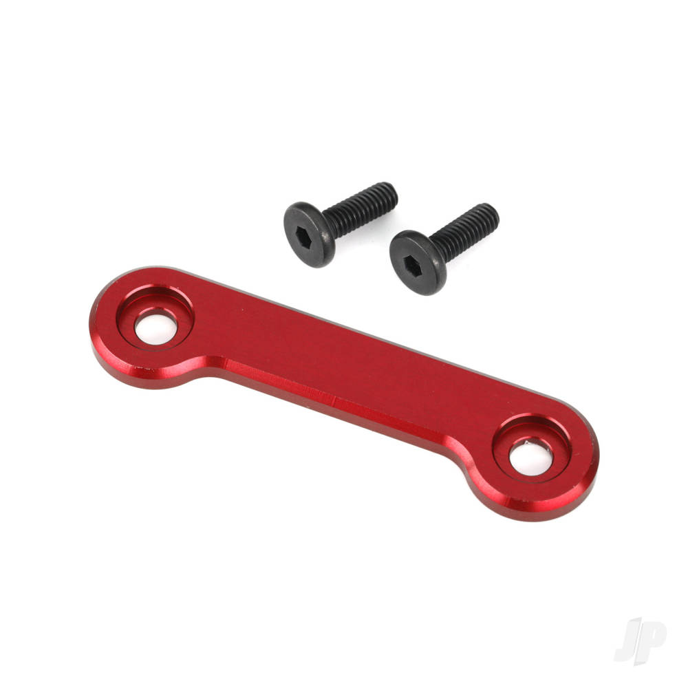 Wing washer, 6061-T6 aluminium (red-anodised) (1)/ 4x12mm FCS (2)