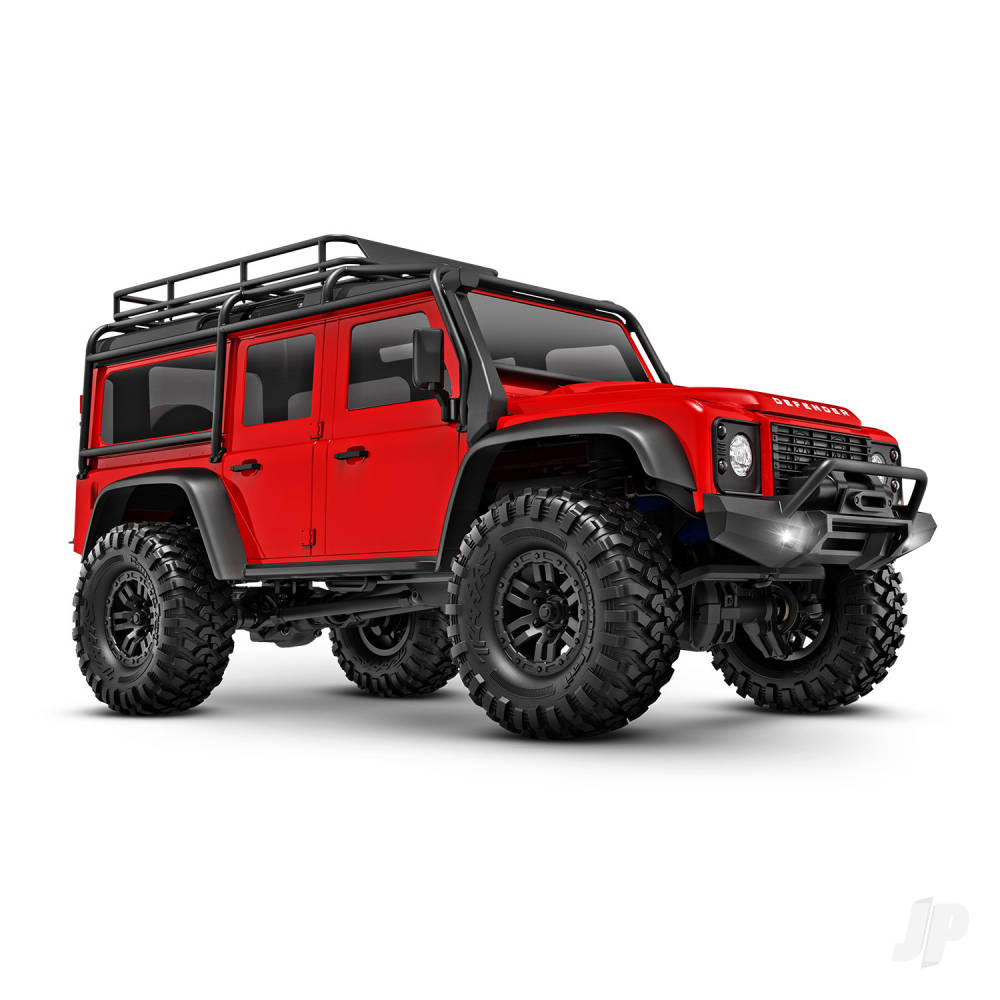 Traxxas TRX-4M Land Rover Defender 1:18 4X4 Electric Trail Crawler, Red