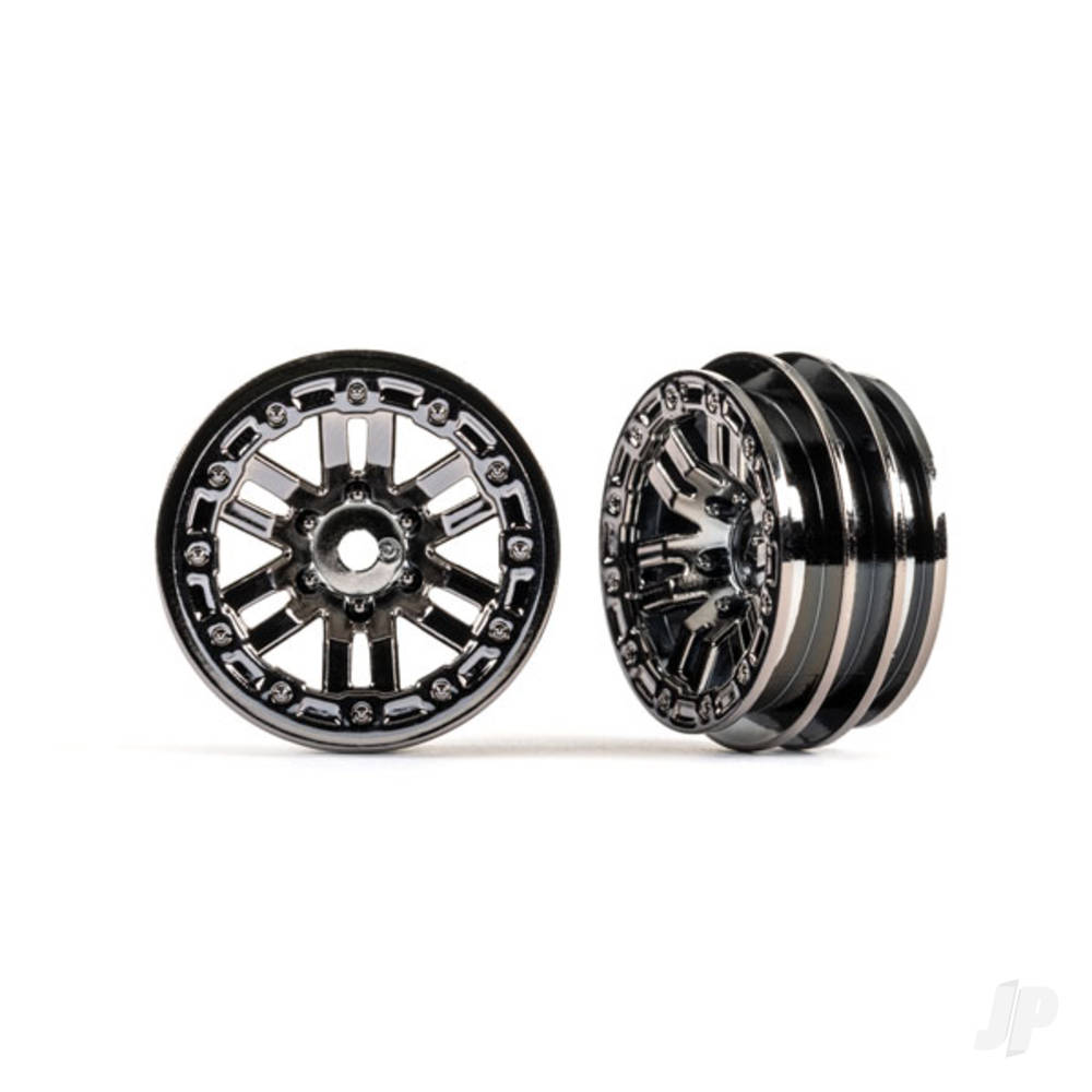 Wheels, 1.0in (black chrome) (2)