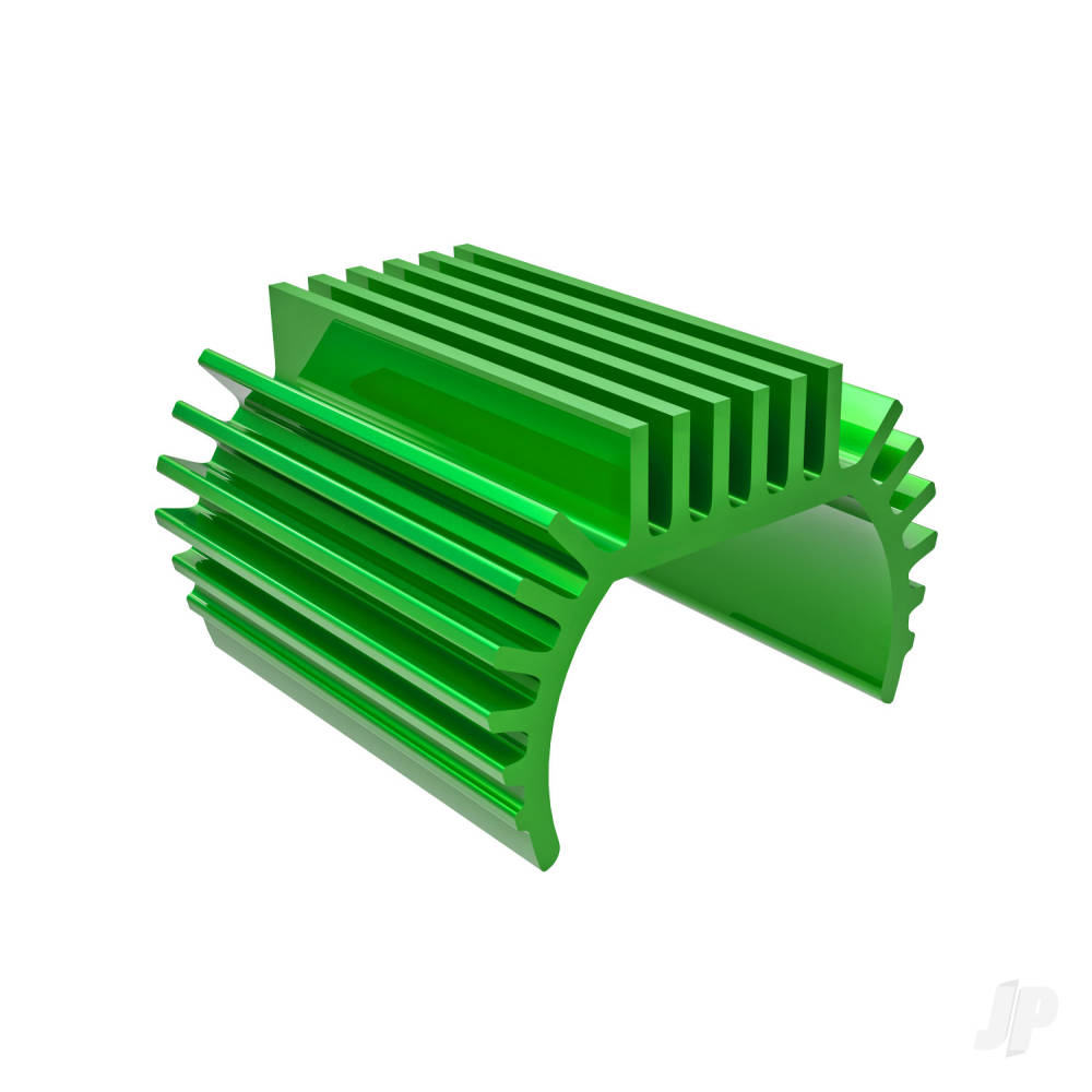 Heat sink, Titan 87T motor (6061-T6 Aluminium, green-anodised)