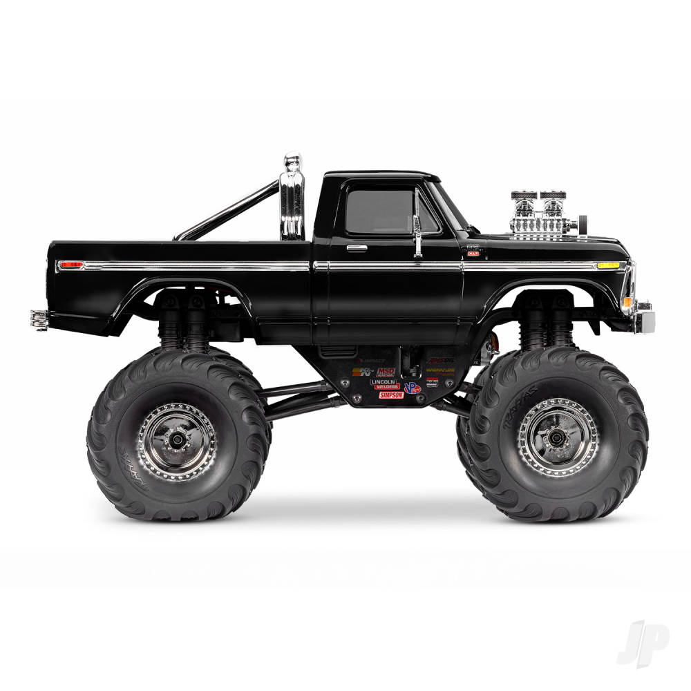 TRX-4MT Ford F-150 1:18 4WD Electric Monster Truck - Black (+ TQ - ECM-2.5 - Titan 87T - 750mAh LiPo - USB charger)