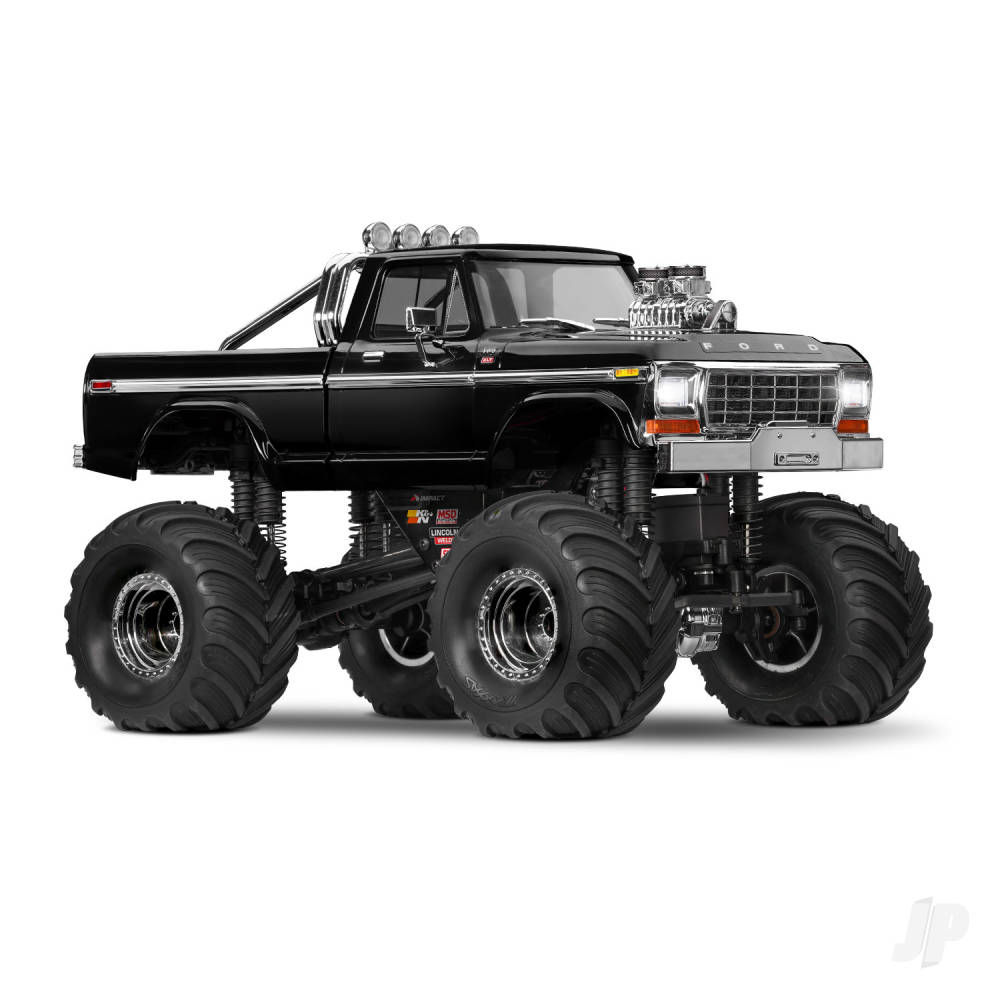 TRX-4MT Ford F-150 1:18 4WD Electric Monster Truck - Black (+ TQ - ECM-2.5 - Titan 87T - 750mAh LiPo - USB charger)