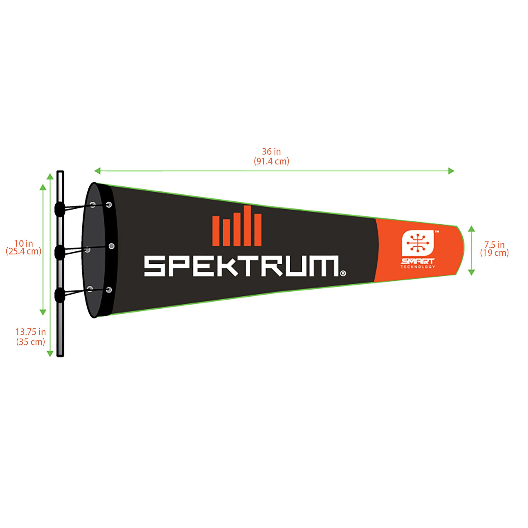 Spektrum Smart Airfield Windsock 10x36in