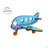 3D Colouring Model Airplane