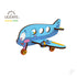 3D Colouring Model Airplane