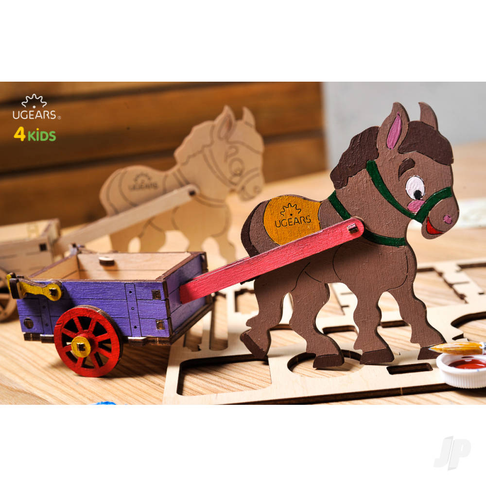 3D Colouring Model Donkey