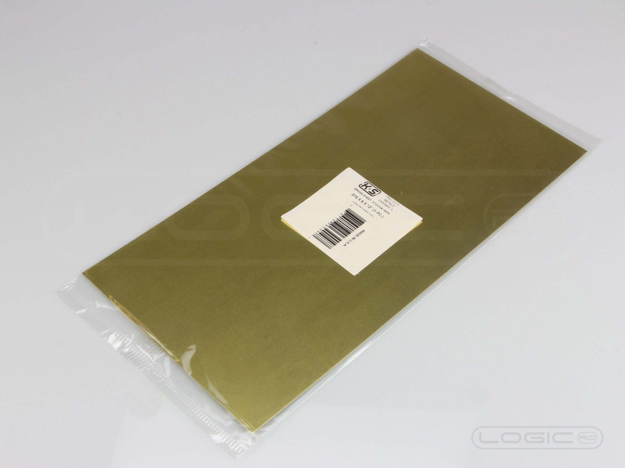 12"x6" Brass Sheet .010 (Pk1)