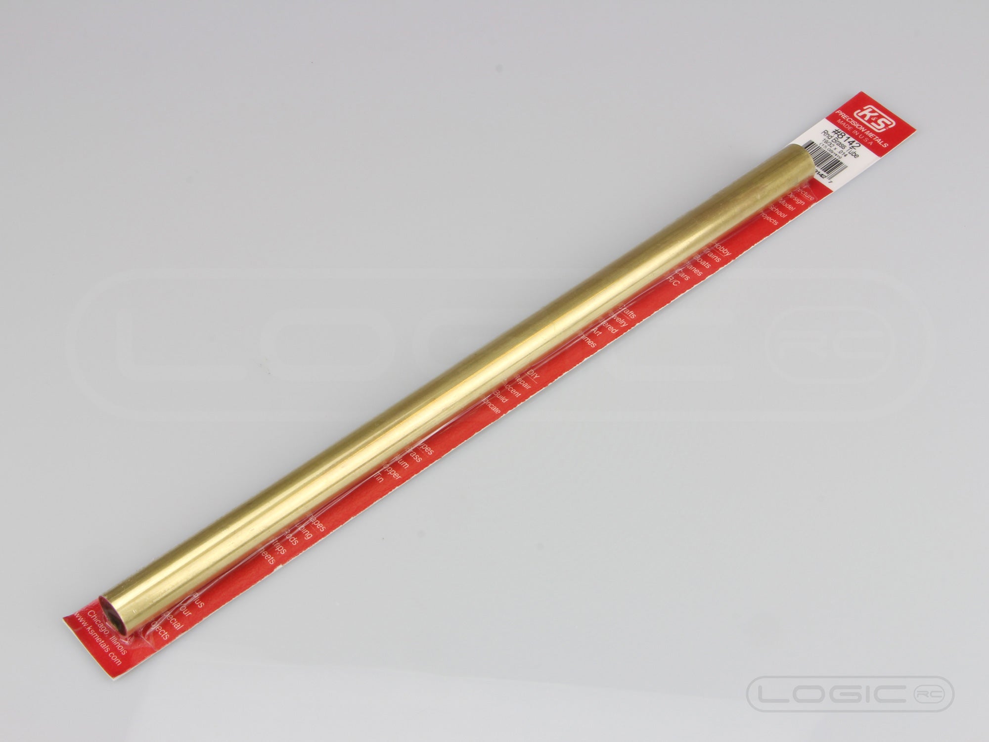 12" Round Brass Tube 19/32" (Pk1) .014 Wall