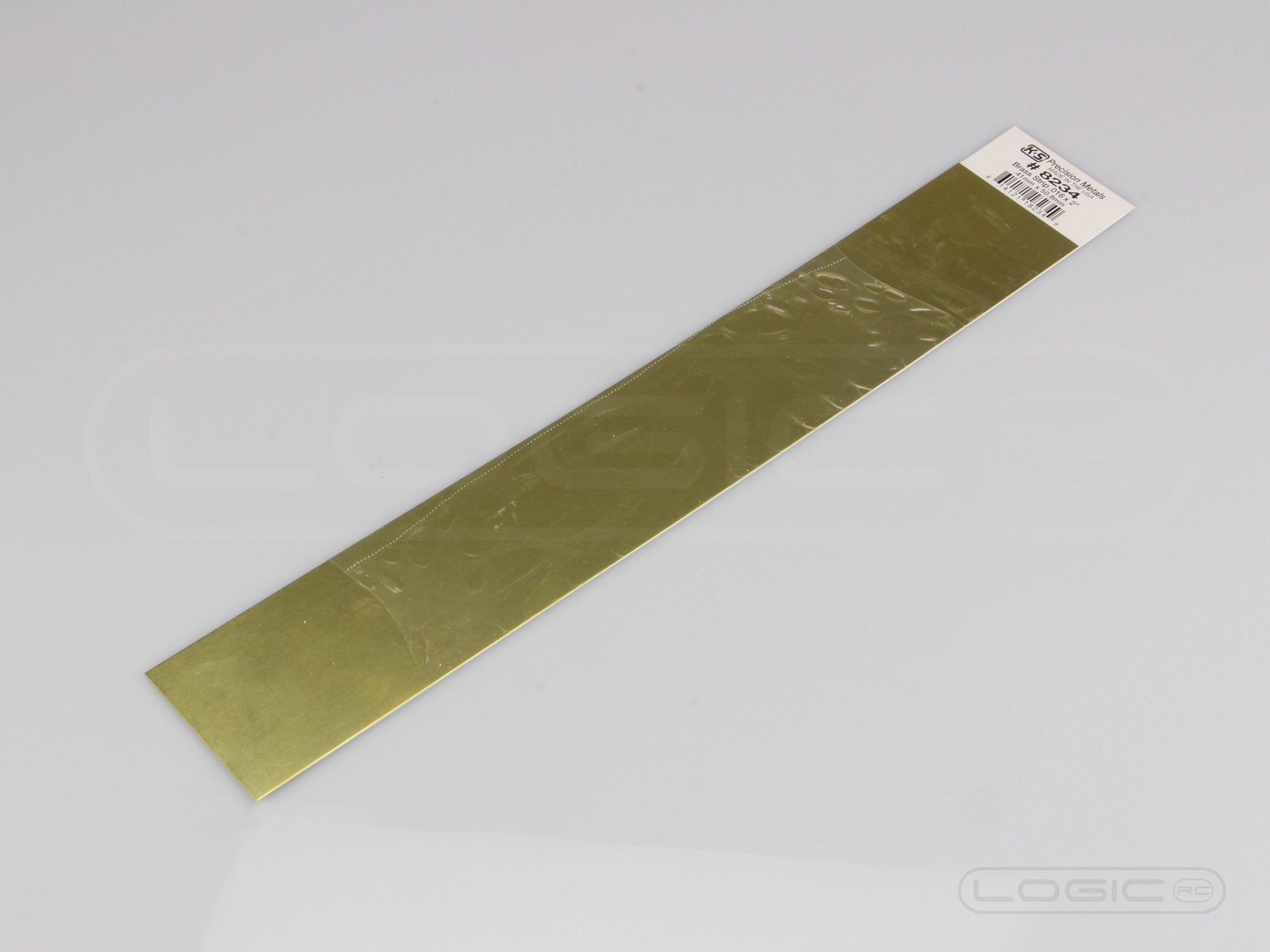 12" Brass Strip .016" x 2" (Pk1)