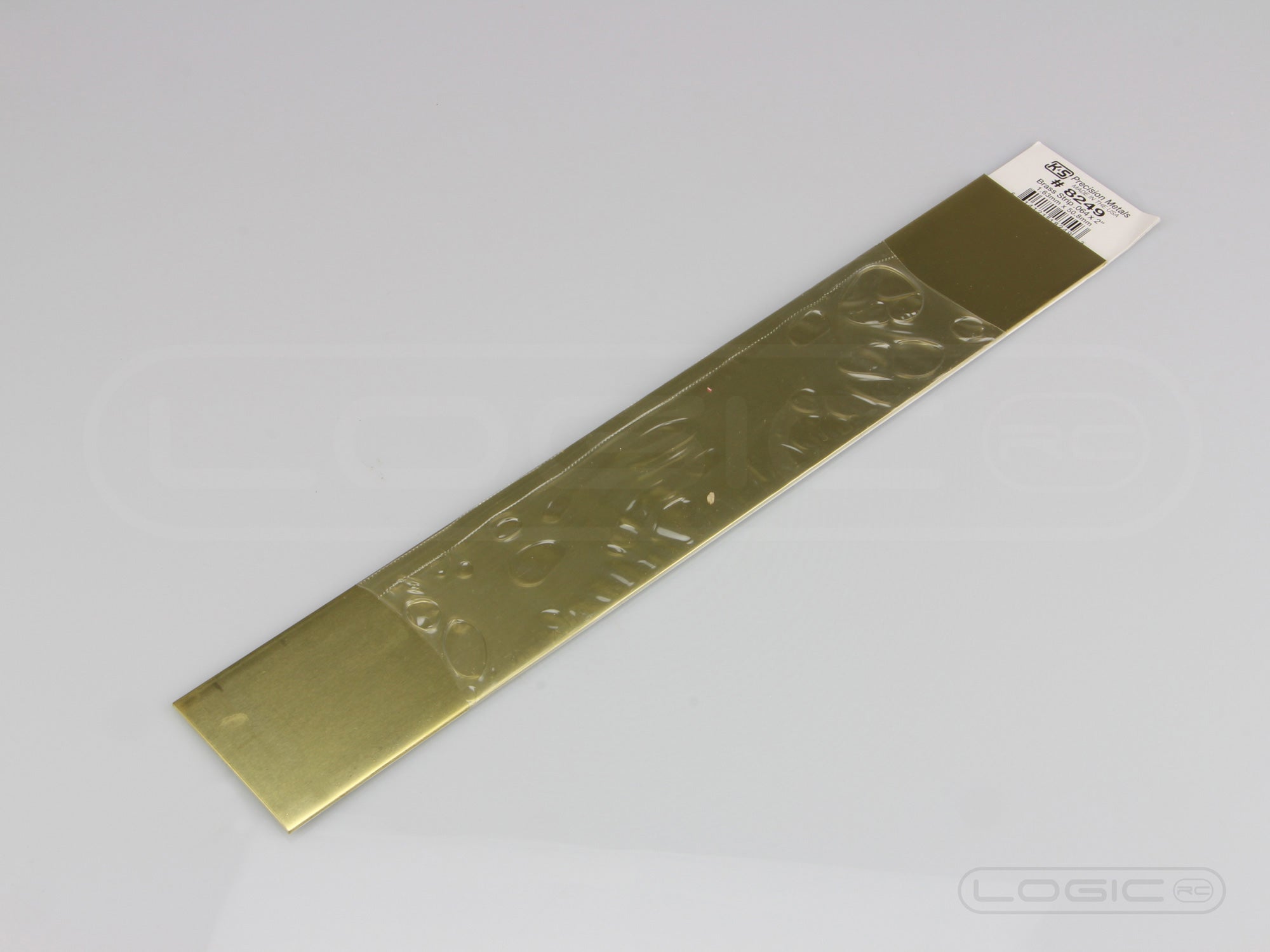 12" Brass Strip .064" x 2" (Pk1)