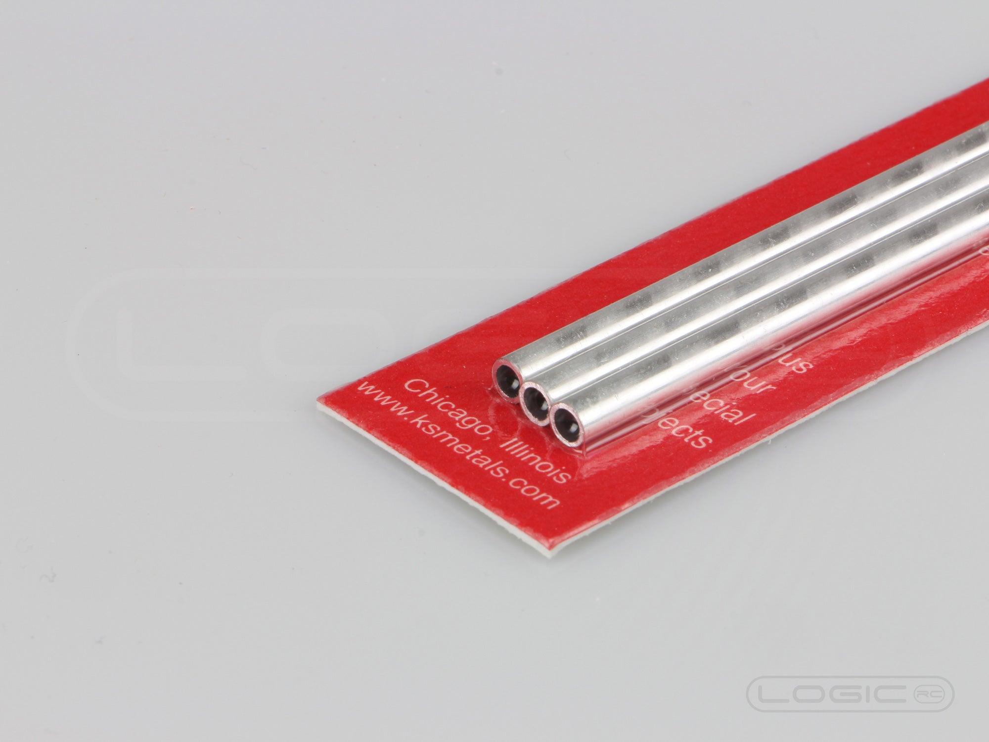 300mm Round Aluminium Tube 4mm OD (Pk3) .45mm Wall