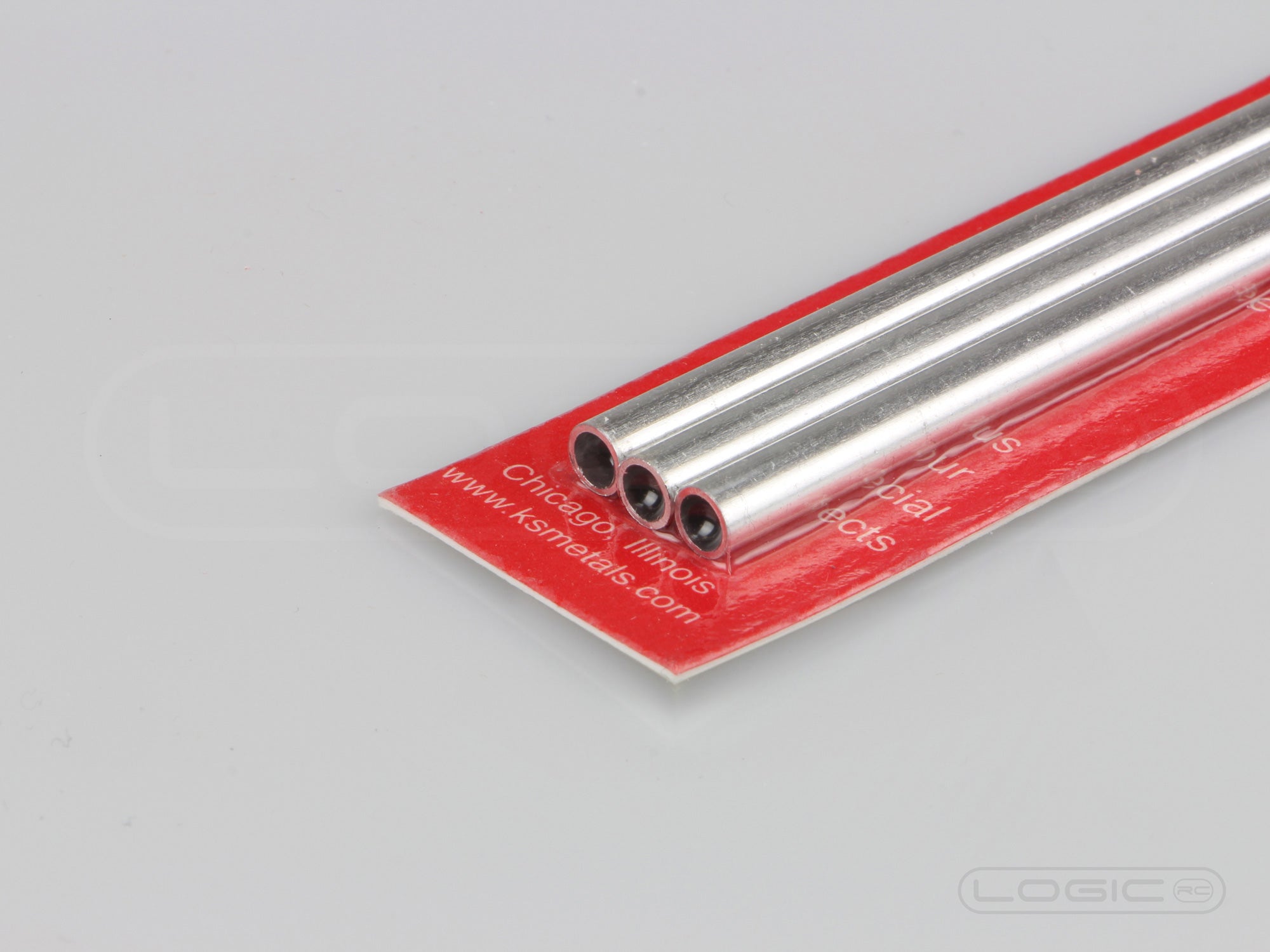 300mm Round Aluminium Tube 5mm OD (Pk3) .45mm Wall