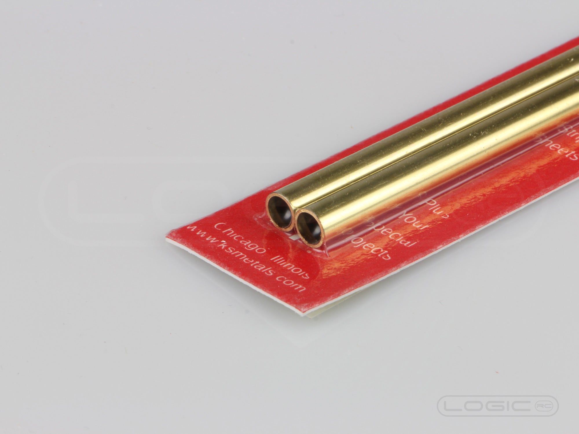 300mm Round Brass Tube 6mm OD (Pk2) .45mm Wall