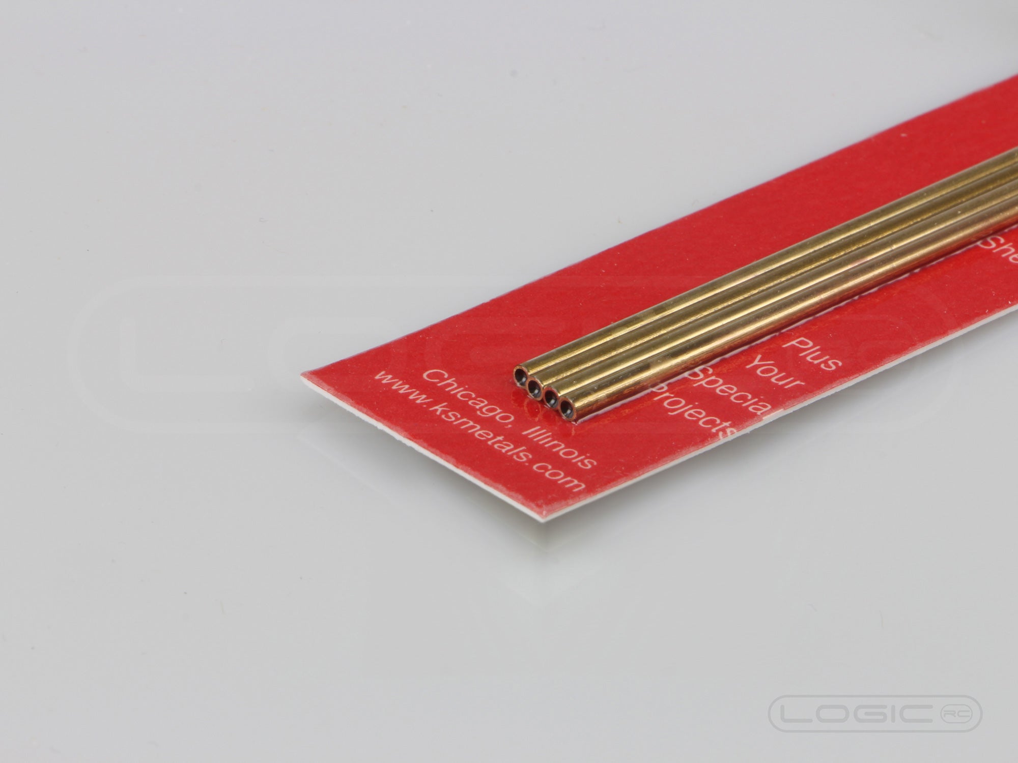 300mm Thin Wall Brass Tube 2mm OD (Pk4) .225mm Wall