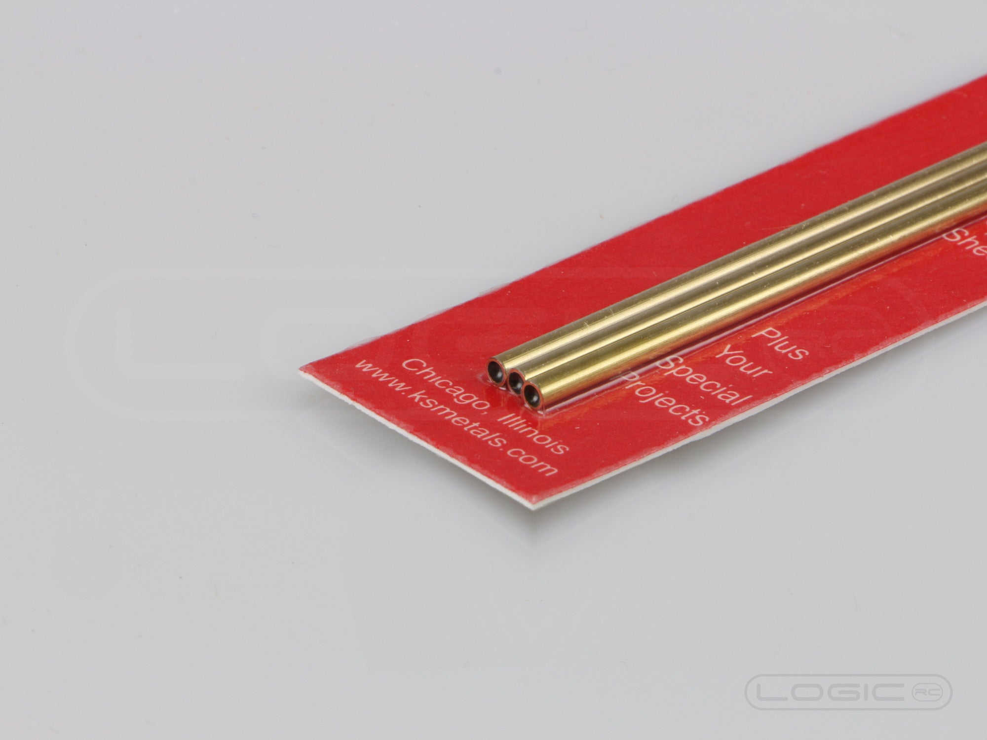 300mm Thin Wall Brass Tube 2.5mm OD (Pk3) .225mm Wall