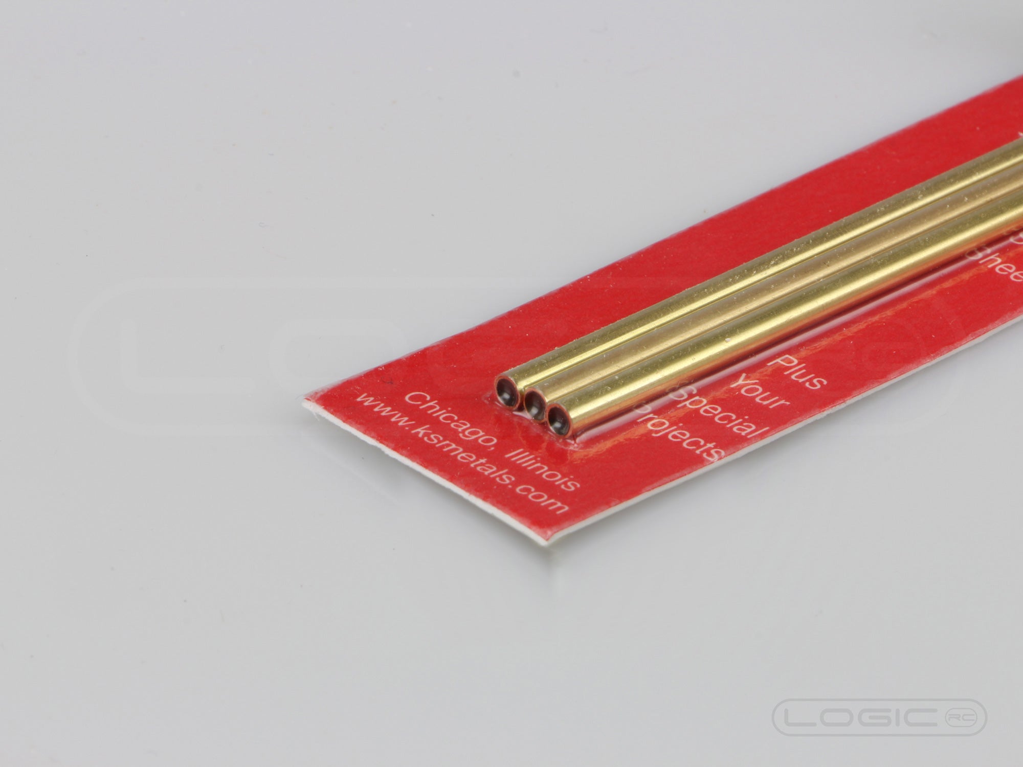 300mm Thin Wall Brass Tube 3mm OD (Pk3) .225mm Wall