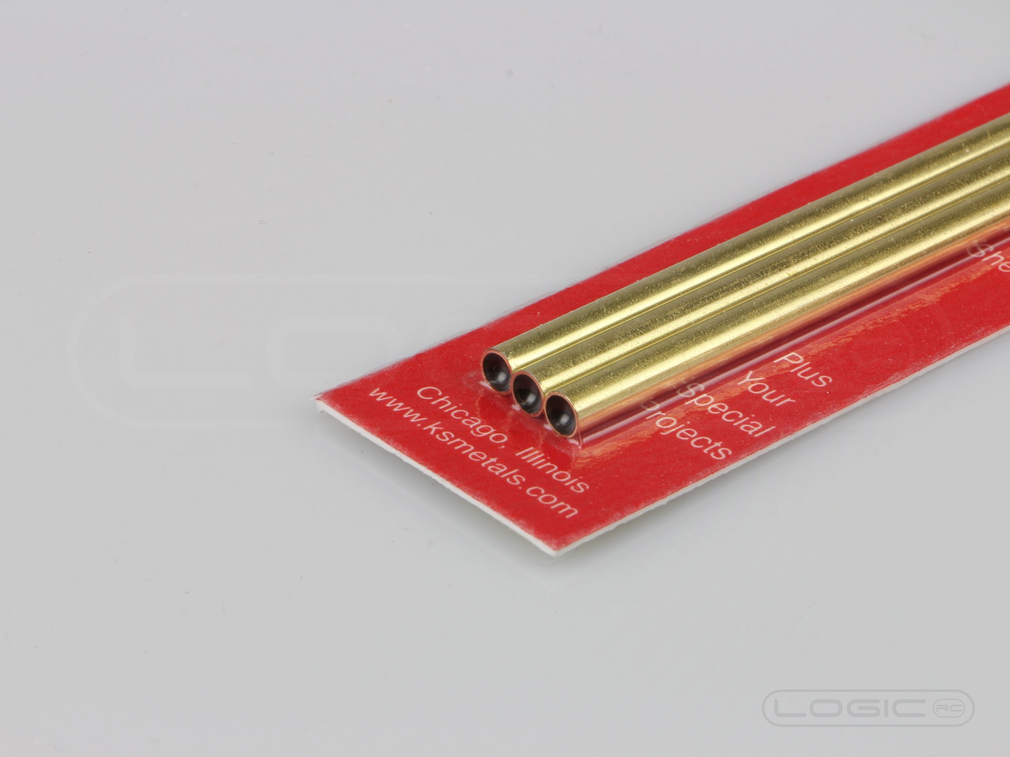 300mm Thin Wall Brass Tube 4mm OD (Pk3) .225mm Wall