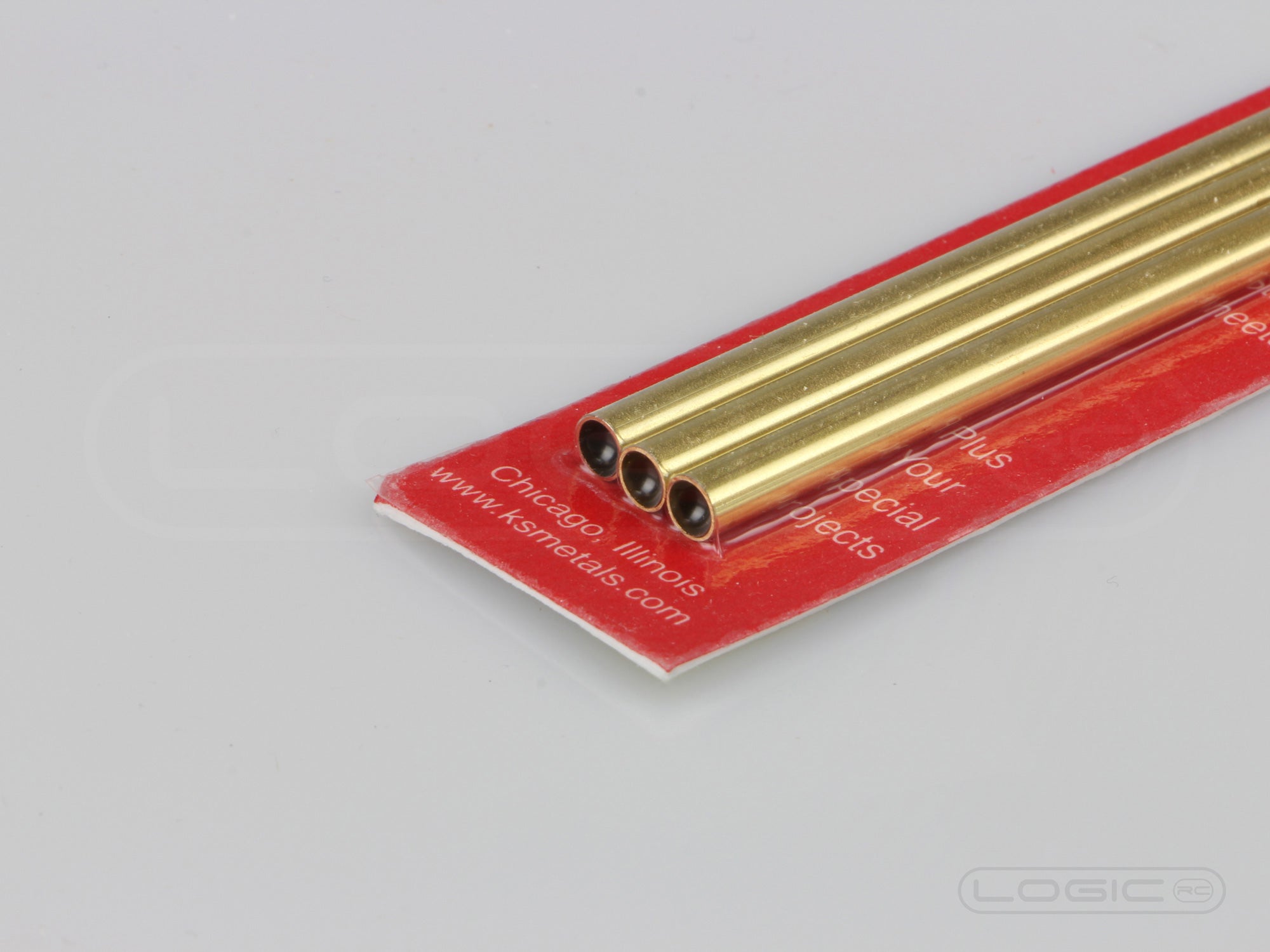 300mm Thin Wall Brass Tube 4.5mm OD (Pk3) .225mm Wall