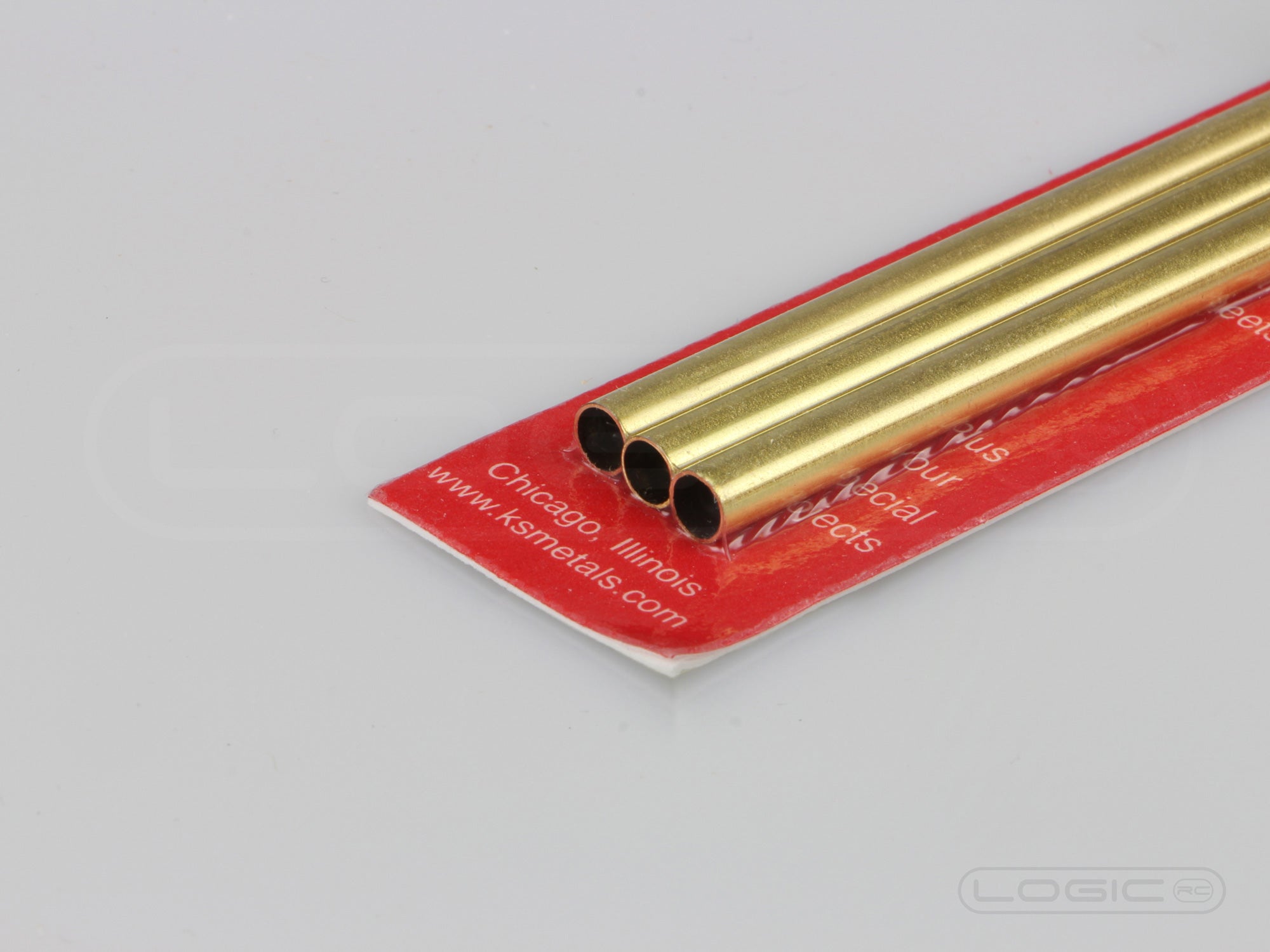 300mm Thin Wall Brass Tube 5mm OD (Pk3) .225mm Wall