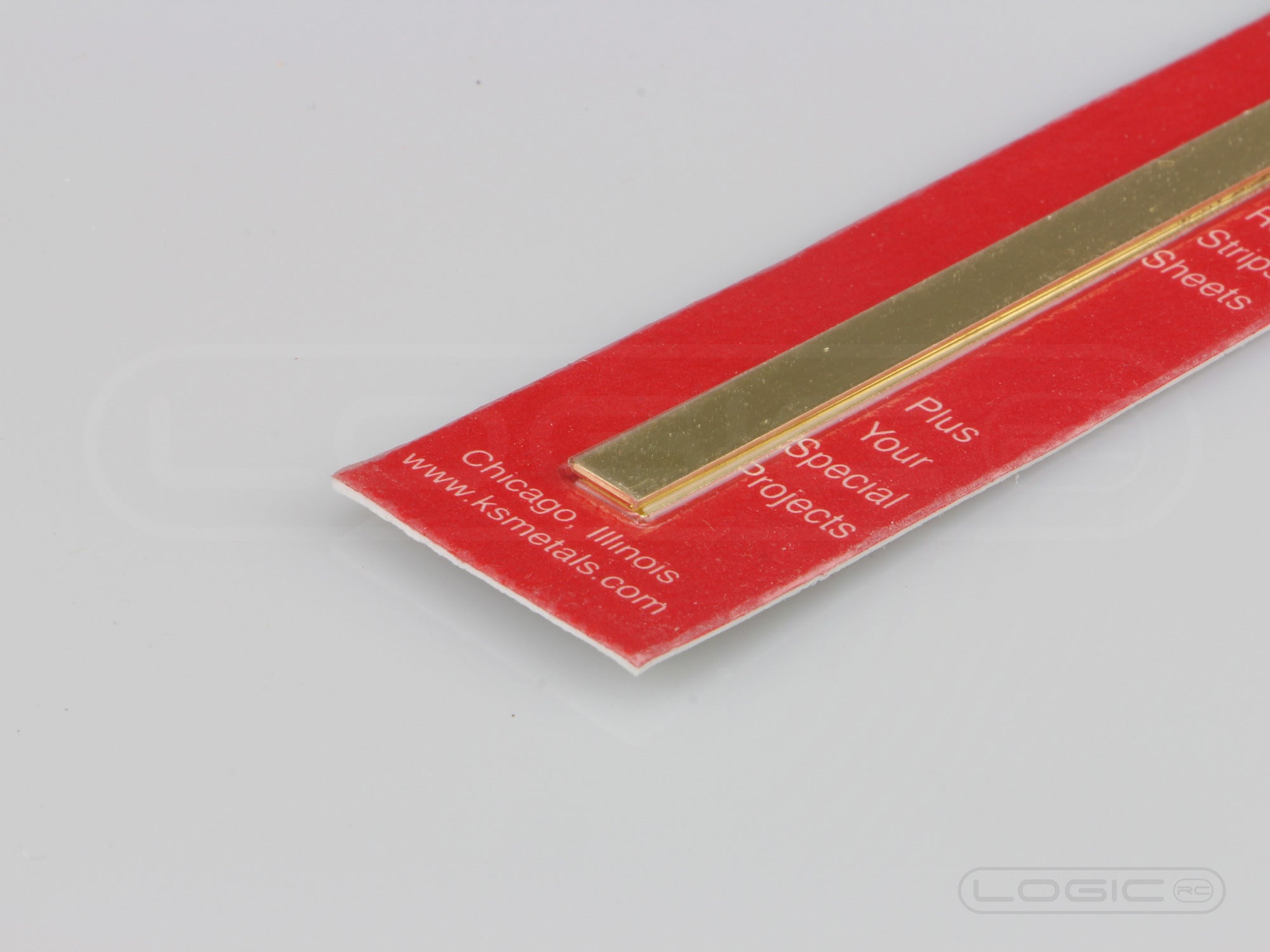 300mm Brass Strip 0.5mm x 6mm (Pk3)