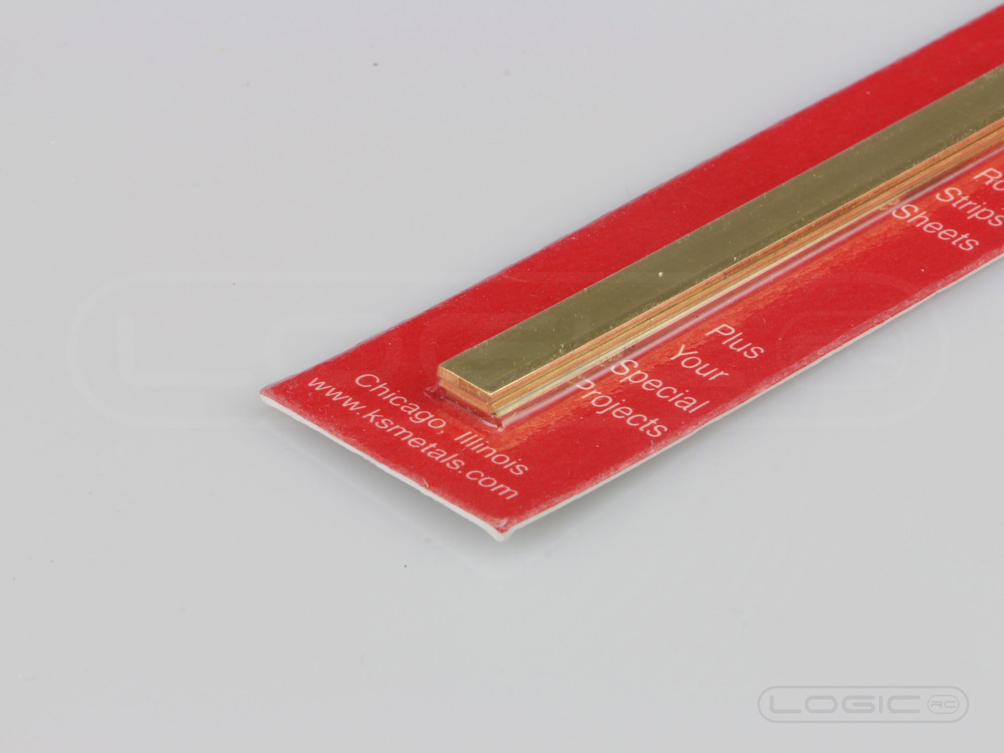 300mm Brass Strip 1mm x 6mm (Pk3)