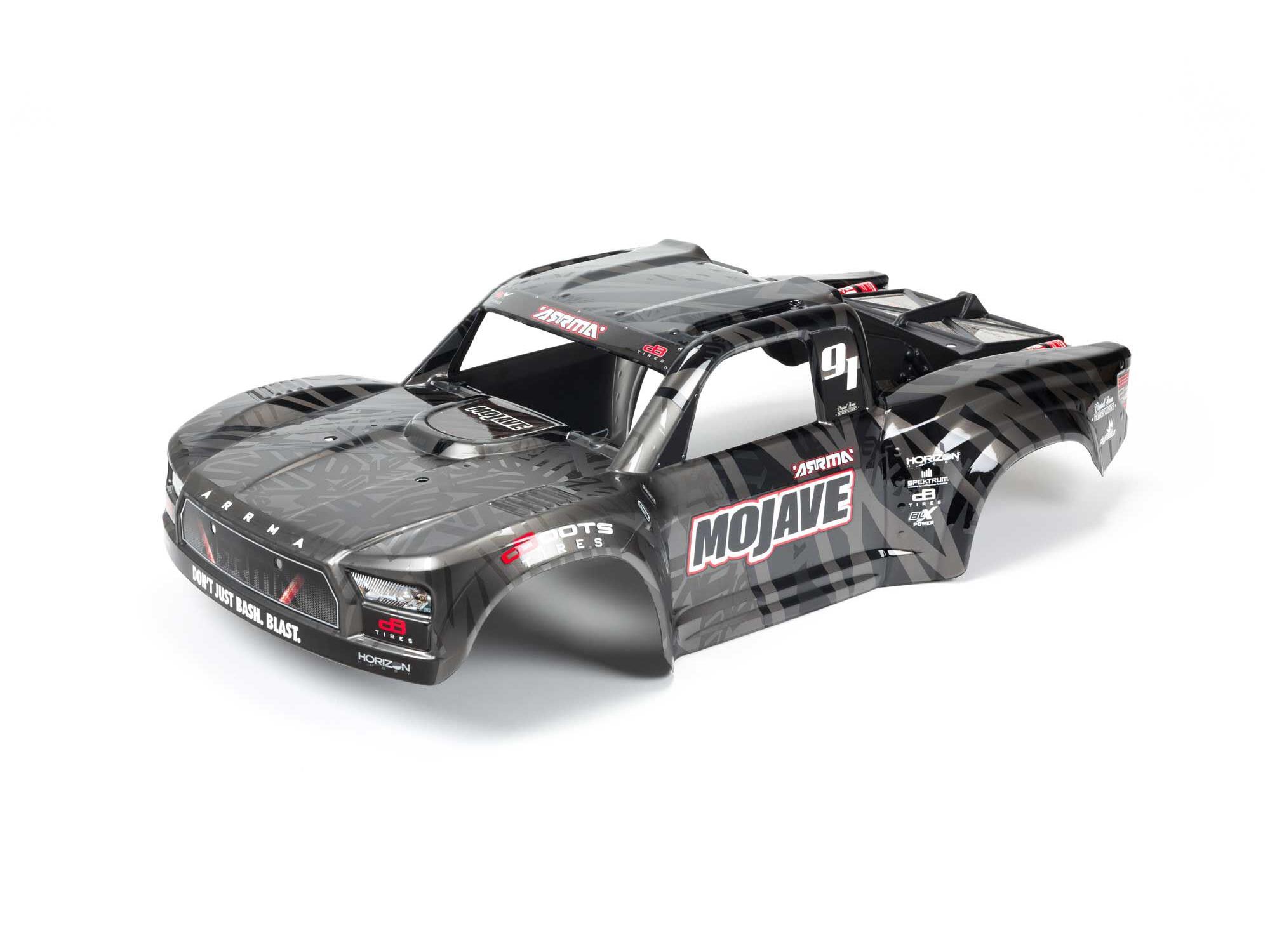 ARRMA MOJAVE 6S BLX Finished Body Black