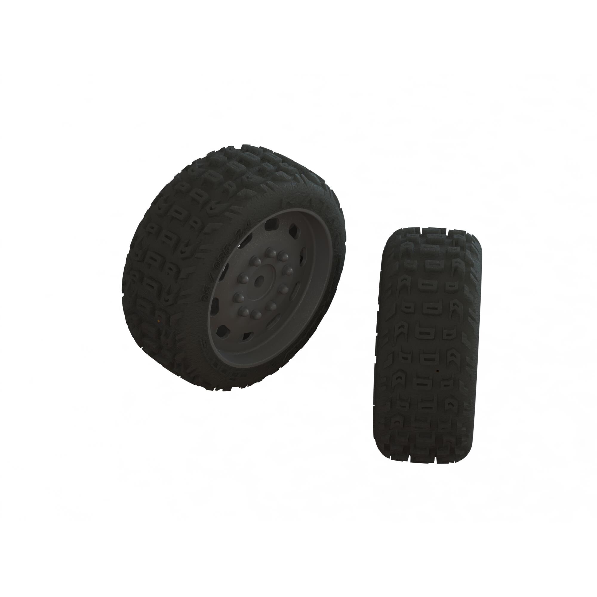 dBoots KATAR 35/085 2.4 Tyre Set Glued (1 Pair)