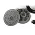 1.9 MW19 Beadlock Wheels - Grey (2pcs)