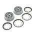 Wheel &amp; Beadlock Set, Grey (2): 5ive-T 2.0