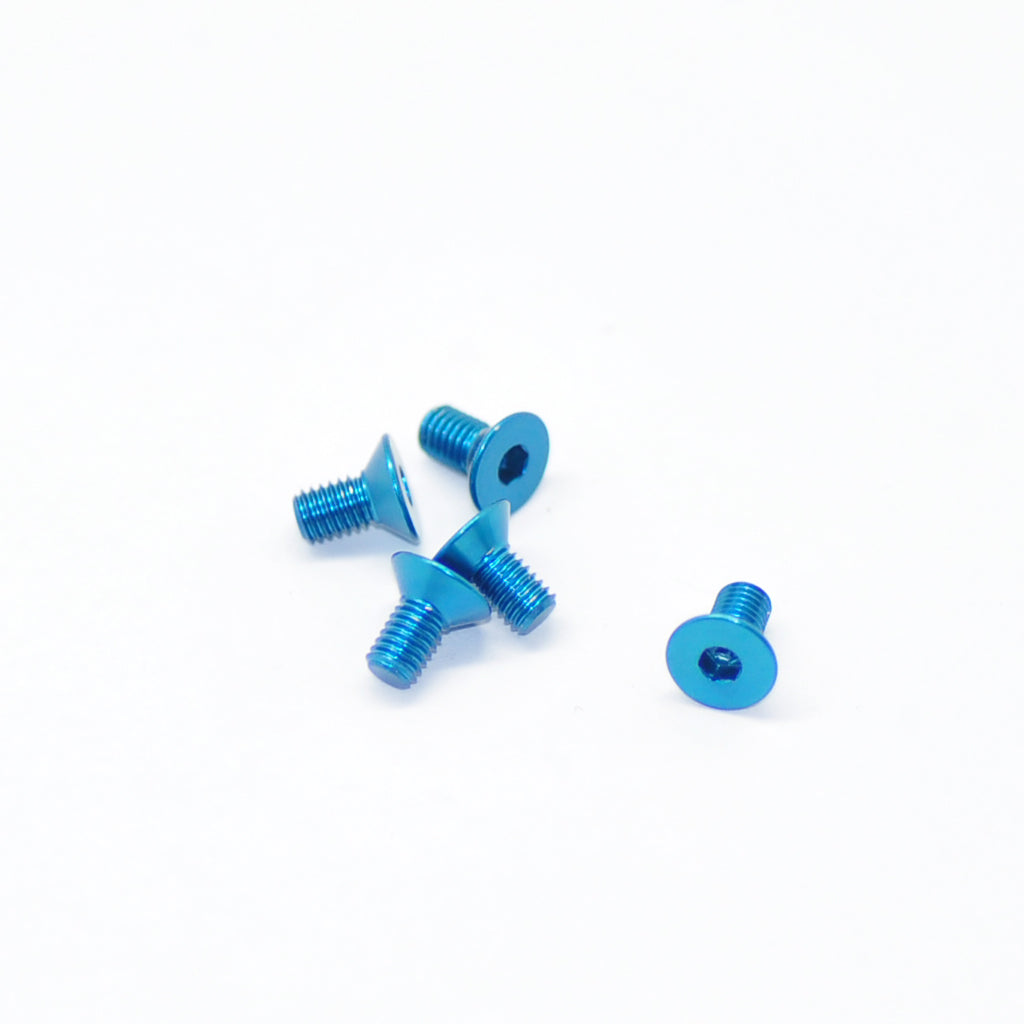 Alu Screw Allen Csk M3 x 6 Blue (5)