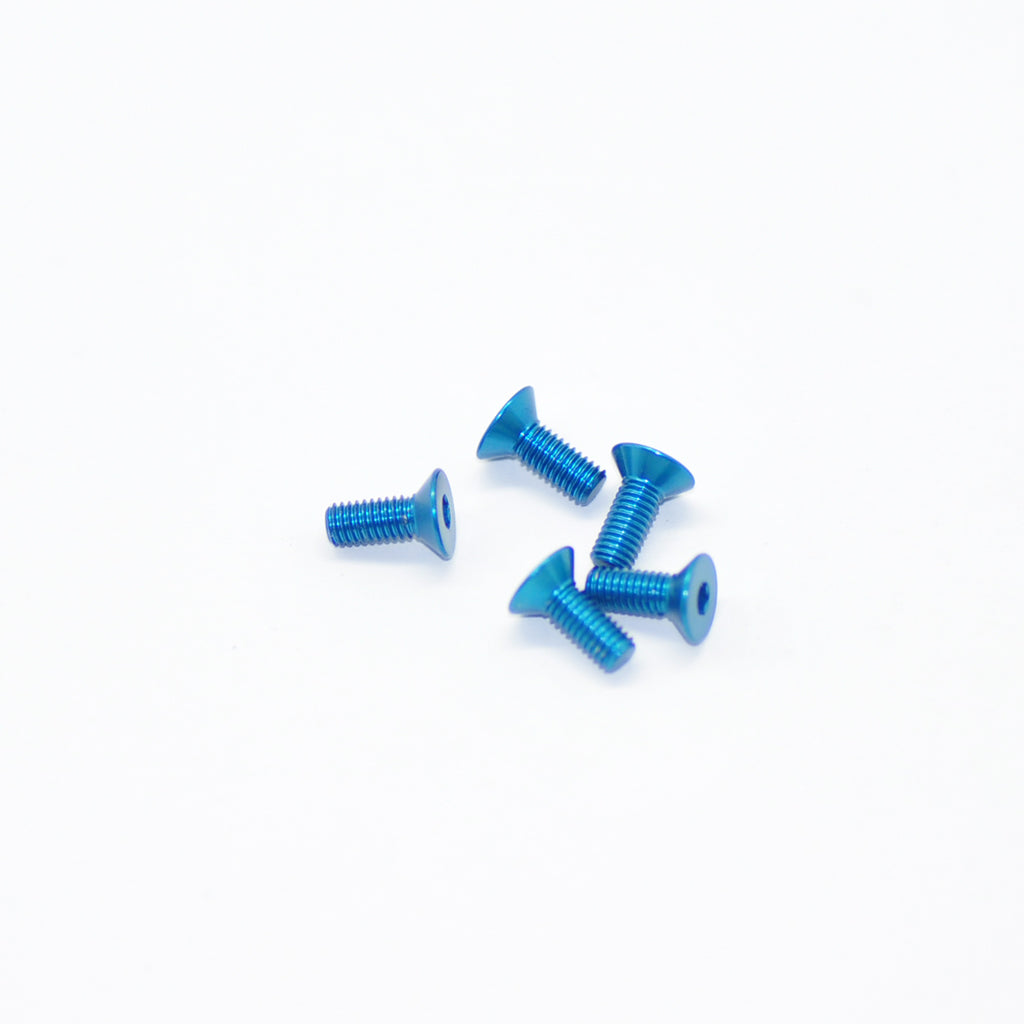 Alu Screw Allen Csk M3 x 8 Blue (5)