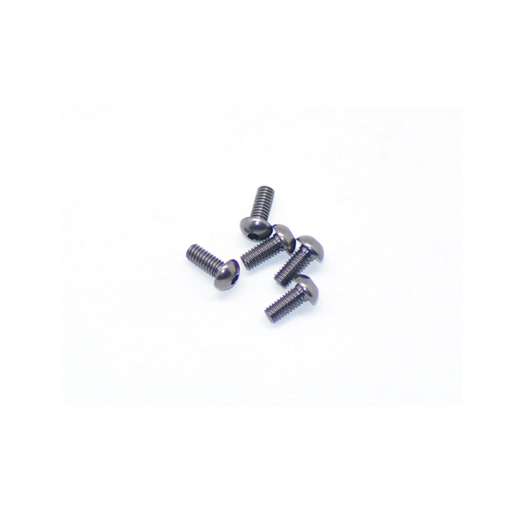 Alu Screw Allen Roundhead M2.5 x 6 Grey (5)