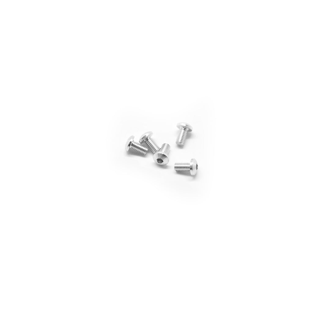 Alu Screw Allen Roundhead M3 x 6 Silver (5)