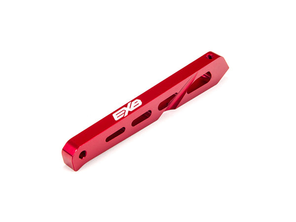 Arrma EXB Rear Center Chassis Brace Aluminum 87mm Red