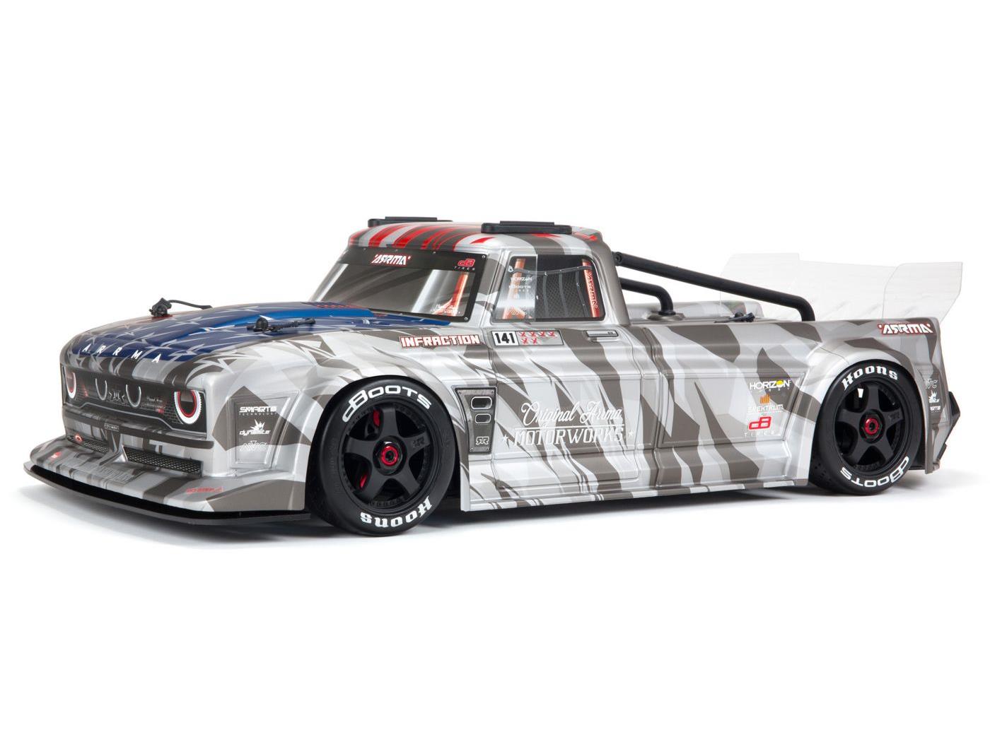 ARRMA Infraction 6S BLX RTR Silver