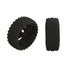 Arrma 2HO Wheel and Tire Set Glued Black (2)