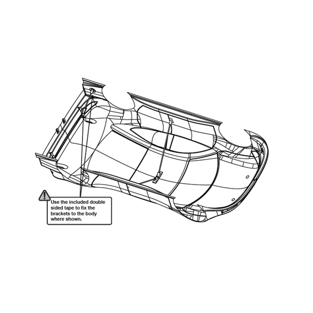 Aerox Touring Car Body Side Stiffeners