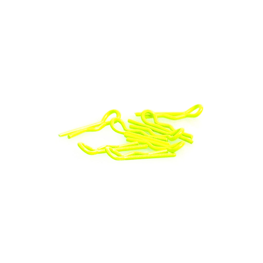 Small Body Clip 1/10 - Fluorescent Yellow (8)