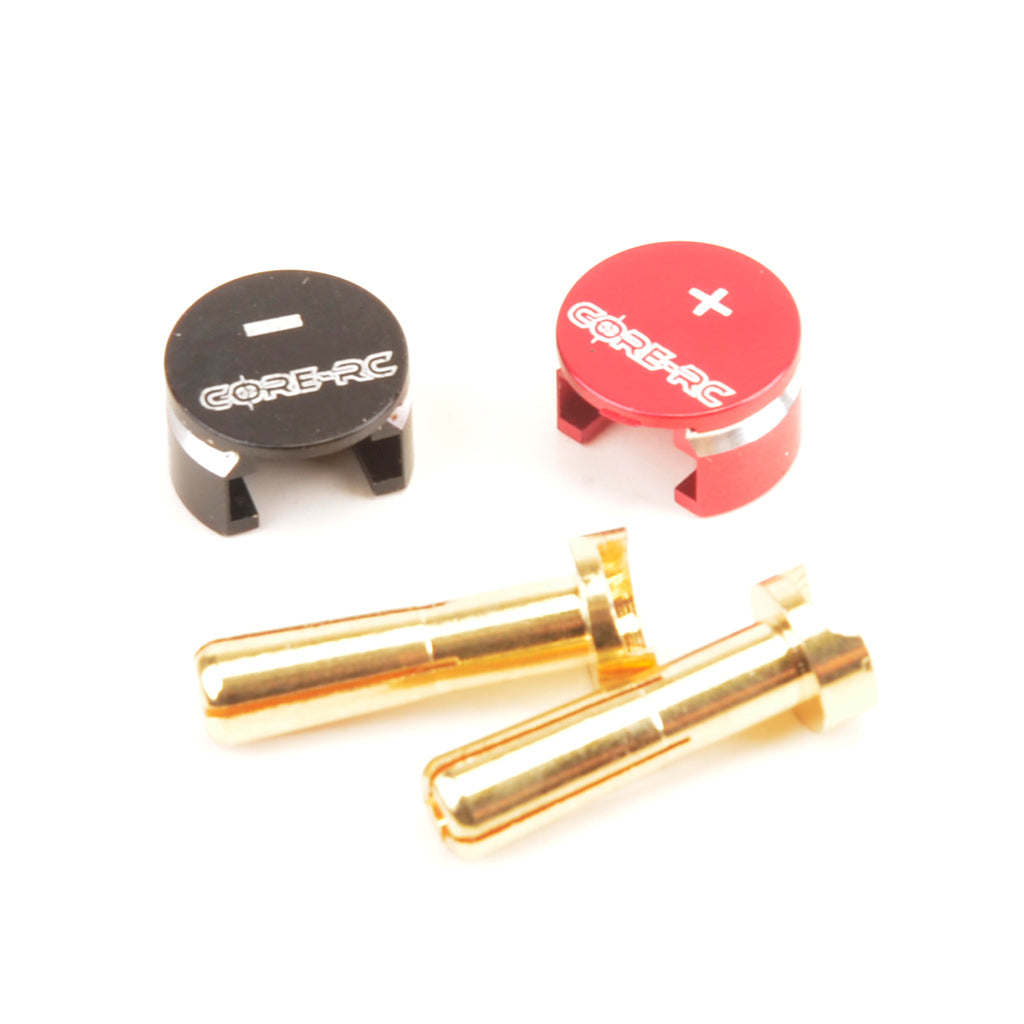 CORE RC Low Pro Heatsink Bullet Plug Grips - 4mm