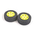 Spider Front Tyre &amp; Wheel Set - Yellow