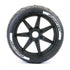 Fastrax Supaforza Wide Rear 52&#176; Tyres/Black 17Mm Hex Wheels